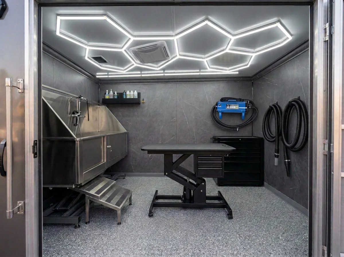Custom Builds — custom mobile grooming trailer